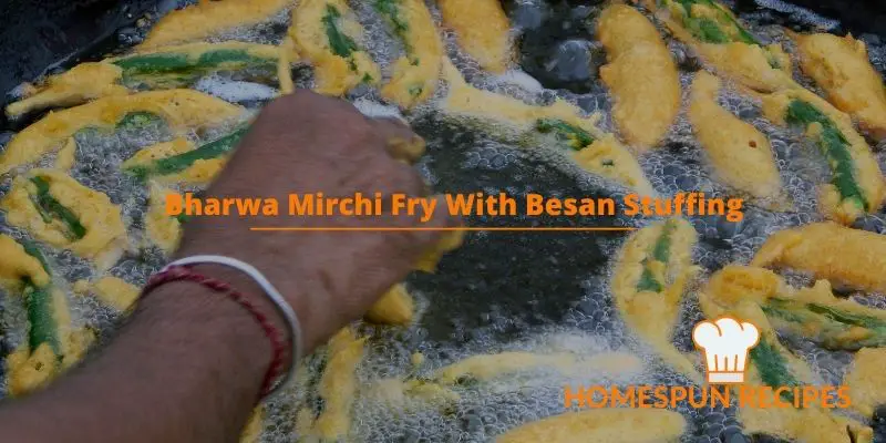 Bharwa Mirchi Fry With Besan Stuffing