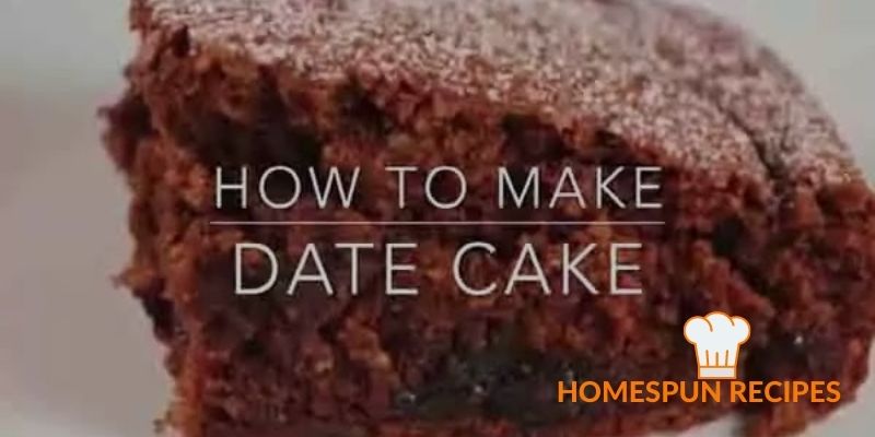 Eggless Date Cake Recipe