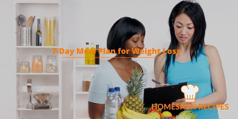 7 day meal plan for weight loss