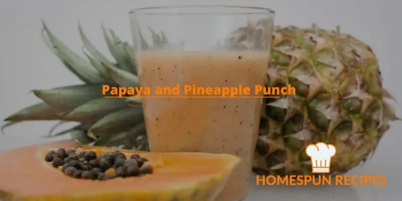 Papaya and Pineapple Punch Juices for Weight Loss