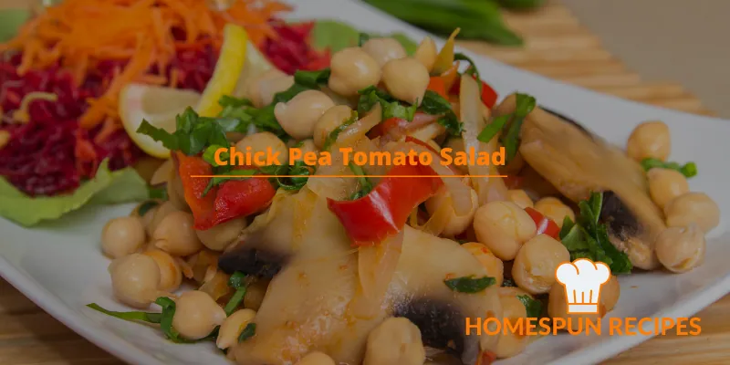 Quick and Easy Chick Pea Tomato Salad