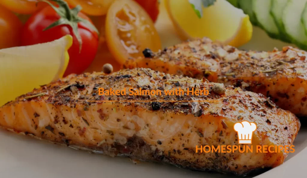 Baked Salmon with Herb