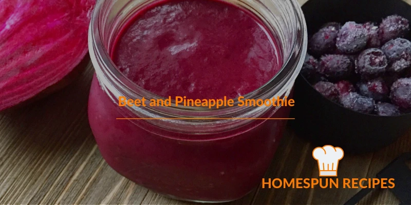 Beet and Pineapple Smoothie