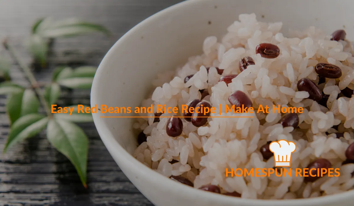 Easy Red Beans and Rice Recipe