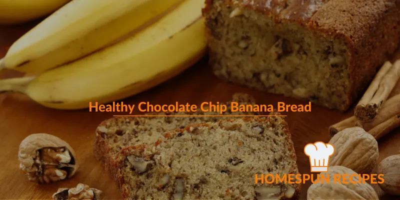 Healthy Chocolate Chip Banana Bread
