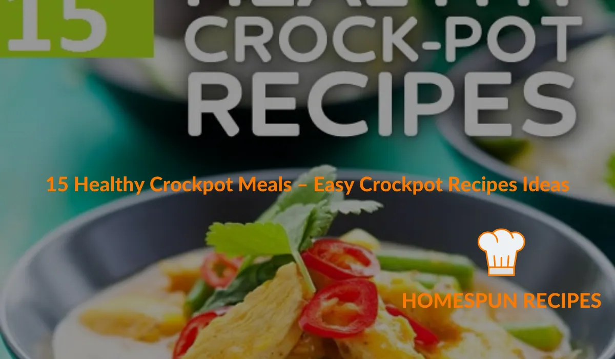 Healthy Crockpot Meals